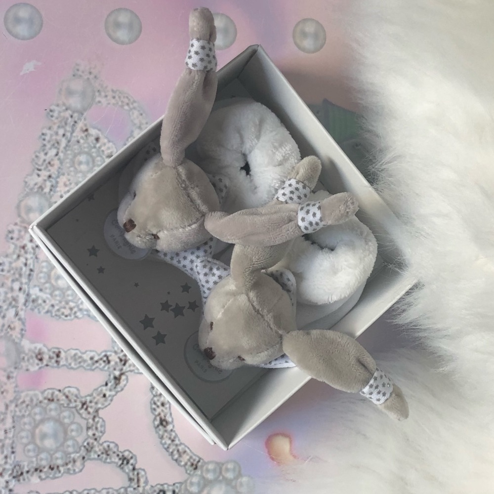 Mes Chaussons Doudou 🐰 Infant Bunny Slippers 🐰